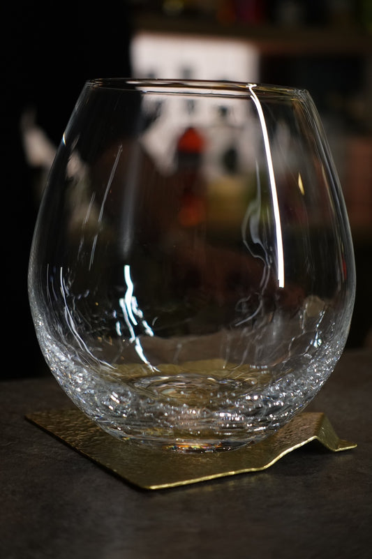 LYNLI x CUCKOO BAR Commemorative Wine Glass and Brass Coaster Set