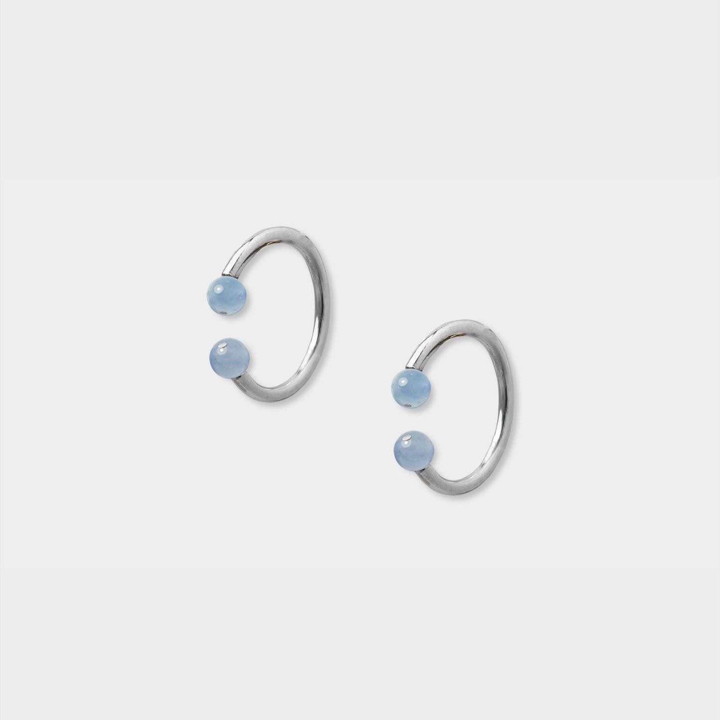【粉彩】【四色】1%的圓滿- 圓管大耳扣（單支）1% Perfection Tube Ear Clip (L)/ One Piece Unique Earring
