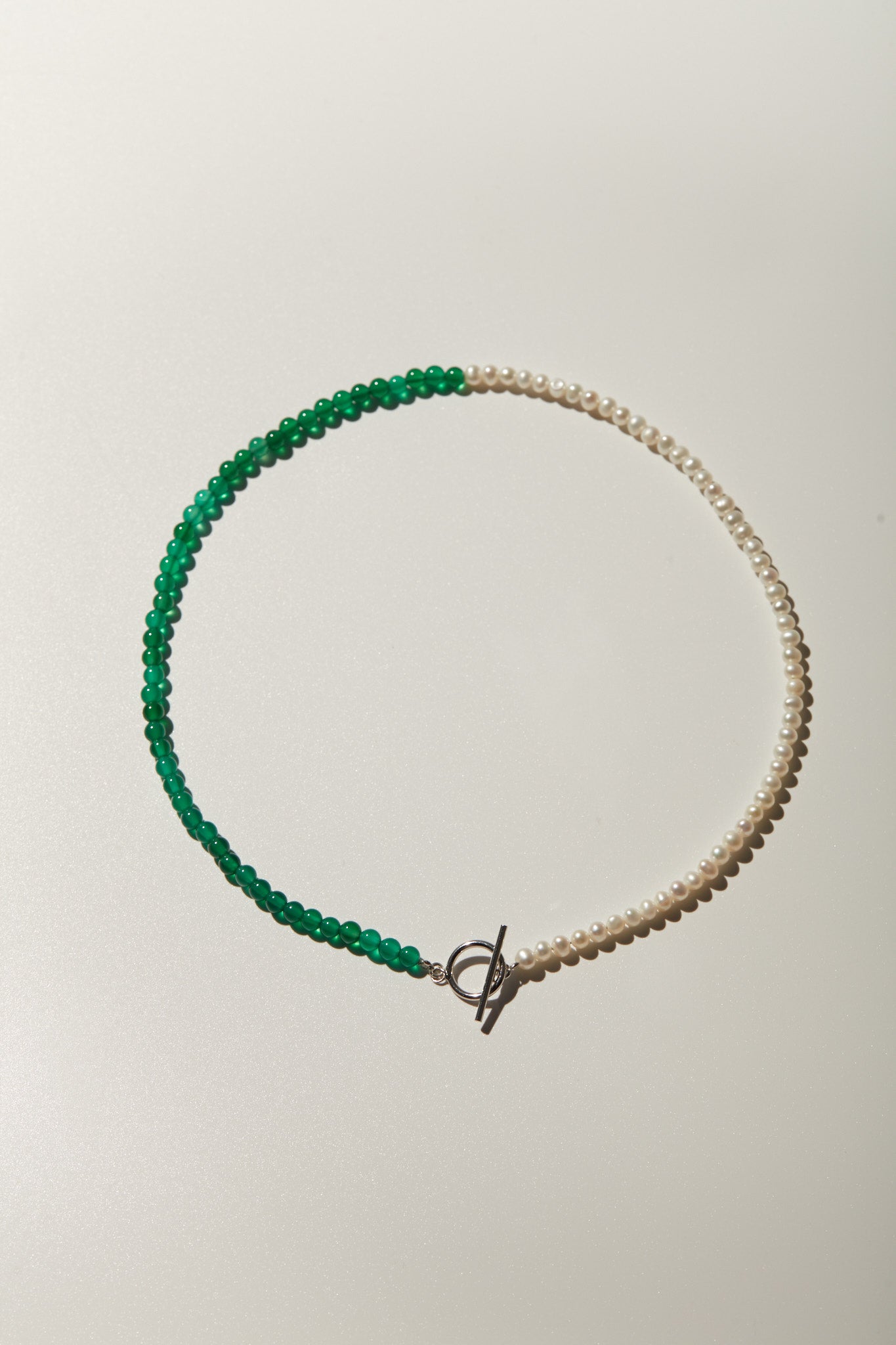【心驛】海潮_珍珠寶石鏈/24吋純銀長項鍊/手鍊兩用 _ Pearl Bracelet/Necklace