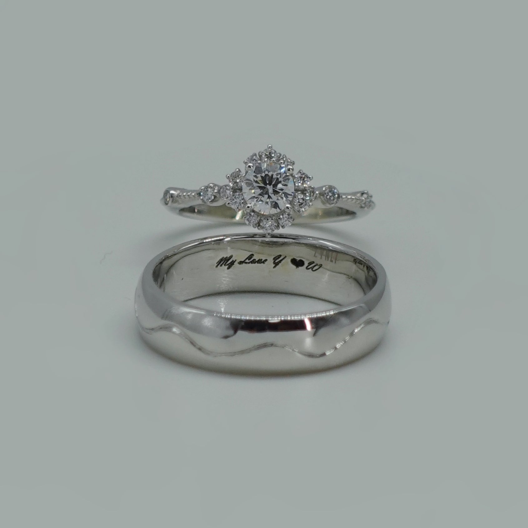 溫柔守護彼此的愛——鑽石婚戒訂製