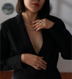 【SCART】Cope with life Ring Sterling Silver Square Rotating Ring