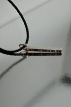 【金工體驗】U R MY HEART -長柱皮繩鍊