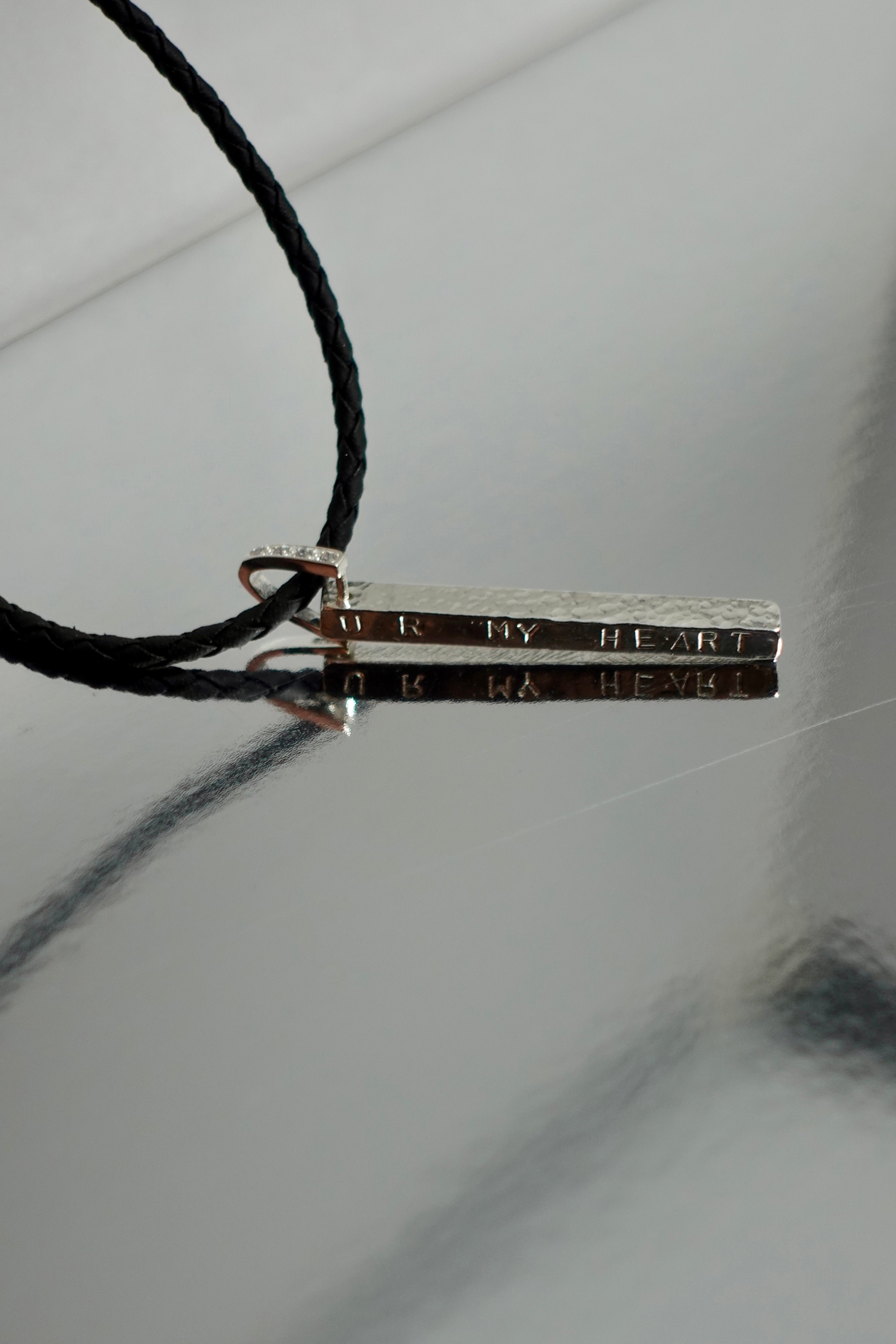 【金工體驗】U R MY HEART -長柱皮繩鍊