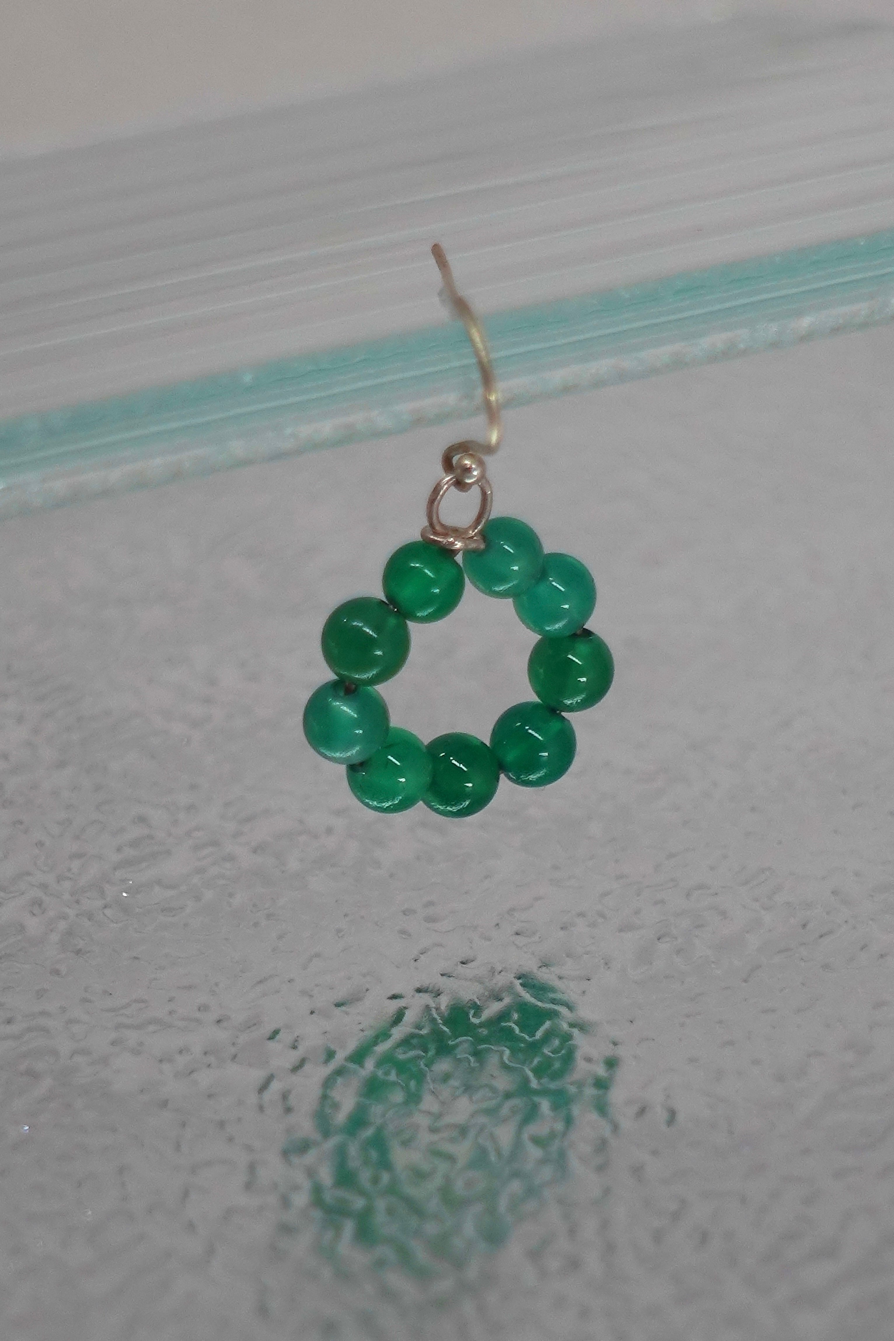 【金工體驗】五行配色串珠- 甜甜圈耳環