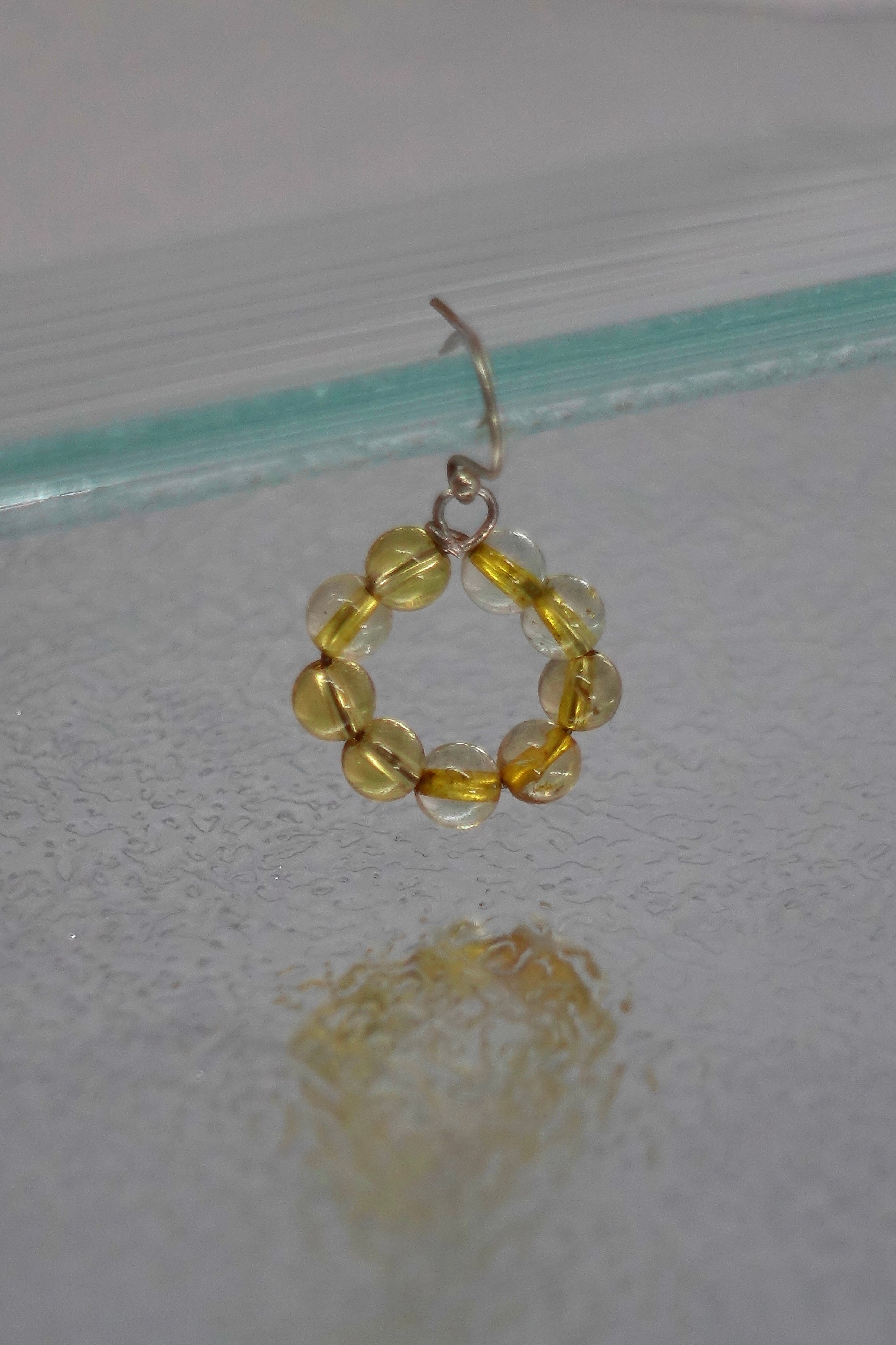 【金工體驗】五行配色串珠- 甜甜圈耳環