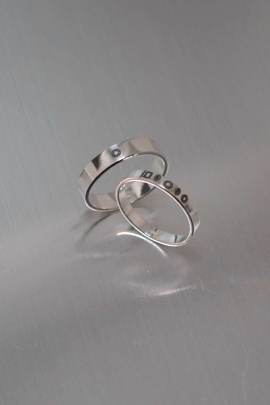 【金工體驗】純銀- 雷射刻字戒指｜可選指紋/手寫字/寶石