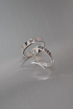 【金工體驗】純銀- 雷射刻字戒指｜可選指紋/手寫字/寶石