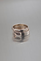 【金工體驗】純銀- 雷射刻字戒指｜可選指紋/手寫字/寶石