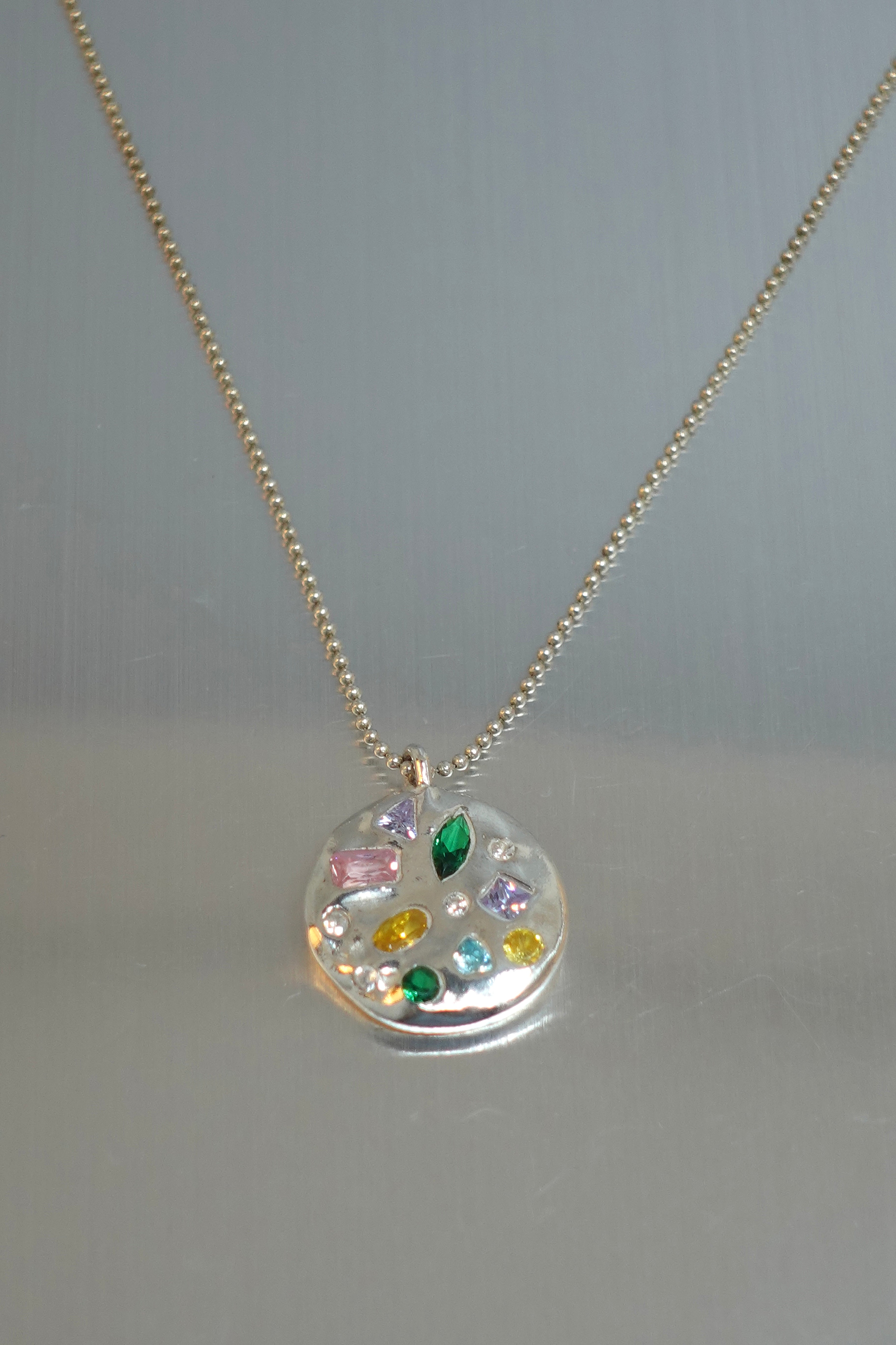 【金工體驗】銀黏土寶石項鍊