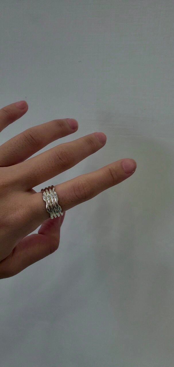 【SCART】Traces of Tears Ring - Sterling Silver Activity Ring
