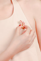 [Round Off Collaboration] Cloud Ribbon Resin Brooch Pink/Blue/Sold Out and Out