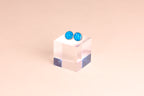 [Round Off Collaboration] Pastel Cloud Earrings, Pink/Blue, Clip-on Adjustable, Sold Out and Discontinued