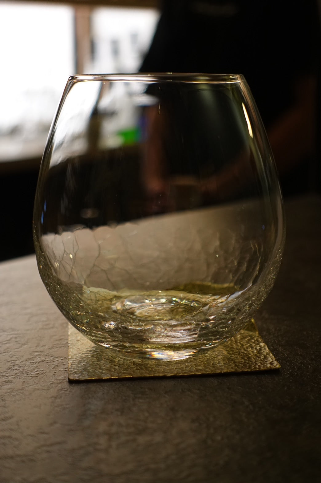 LYNLI x CUCKOO BAR Commemorative Wine Glass and Brass Coaster Set