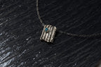 【SCART】A Piece of Peace Necklace, 24-inch Sterling Silver Necklace