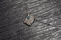 【SCART】A Piece of Peace Necklace, 24-inch Sterling Silver Necklace