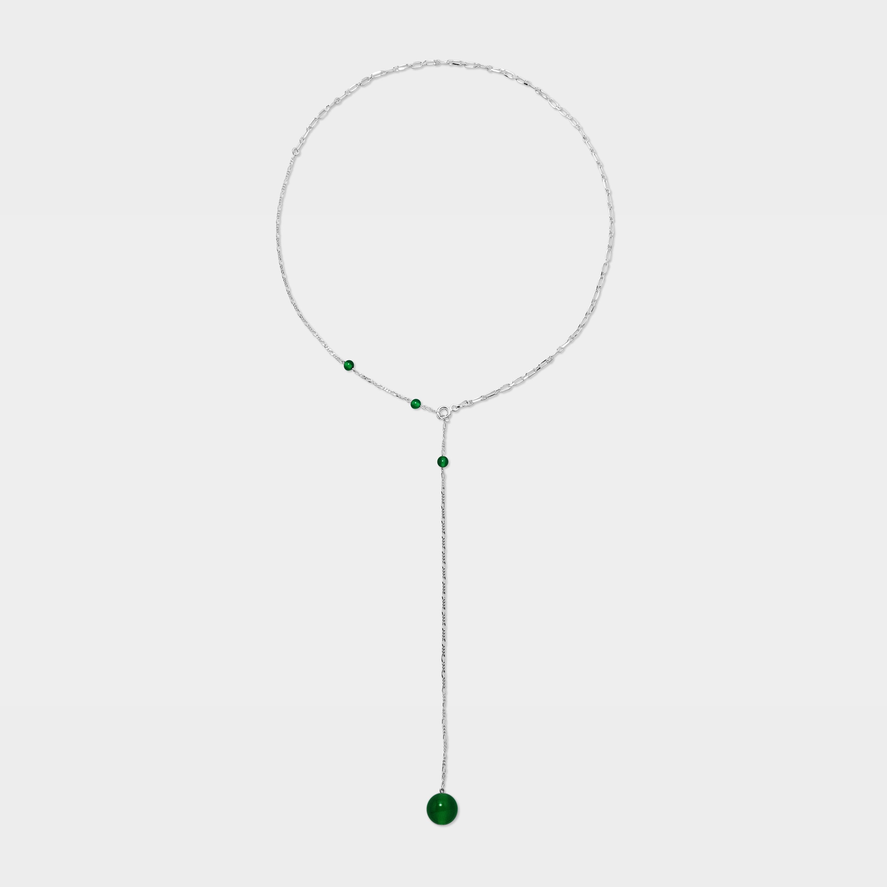 【粉彩】【四色】記憶水晶球/ 大圓珠Y字項鍊Memory Crystal Ball Necklace