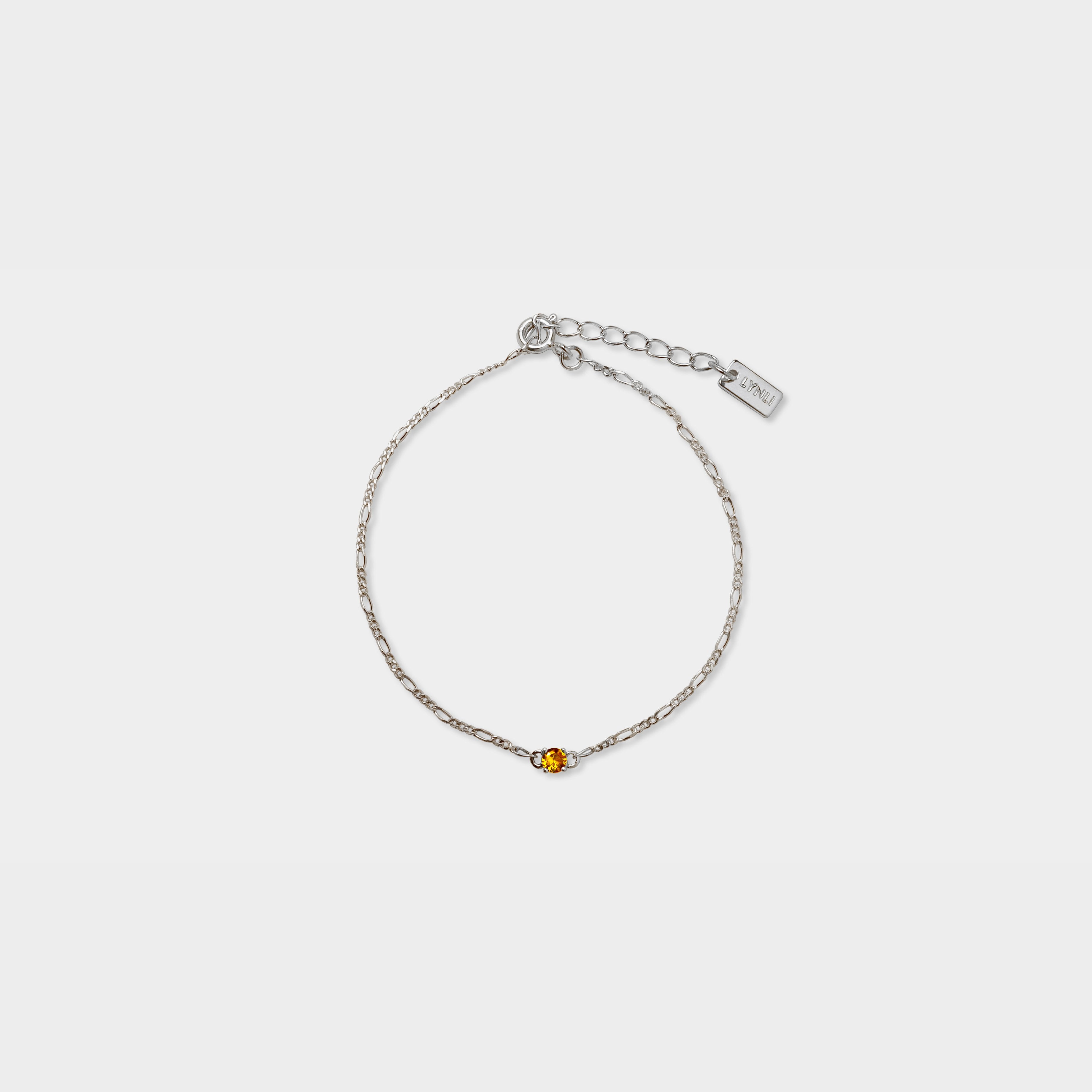 【粉彩】【四色】儀式感- 3mm圓型鋯石15cm手鍊 Sense of ritual Bracelet(4colors)