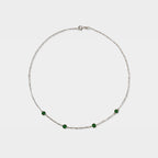 【粉彩】微彩- 半寶石珠珠16寸項鍊 【四色】Microcolor Necklace