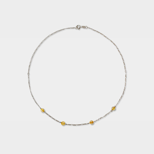 【粉彩】微彩- 半寶石珠珠16寸項鍊 【四色】Microcolor Necklace