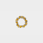 【Pastel】【Customizable in 4 Colors】Time Comes Ring (4 colors) - Satin Ribbon Beaded Ring