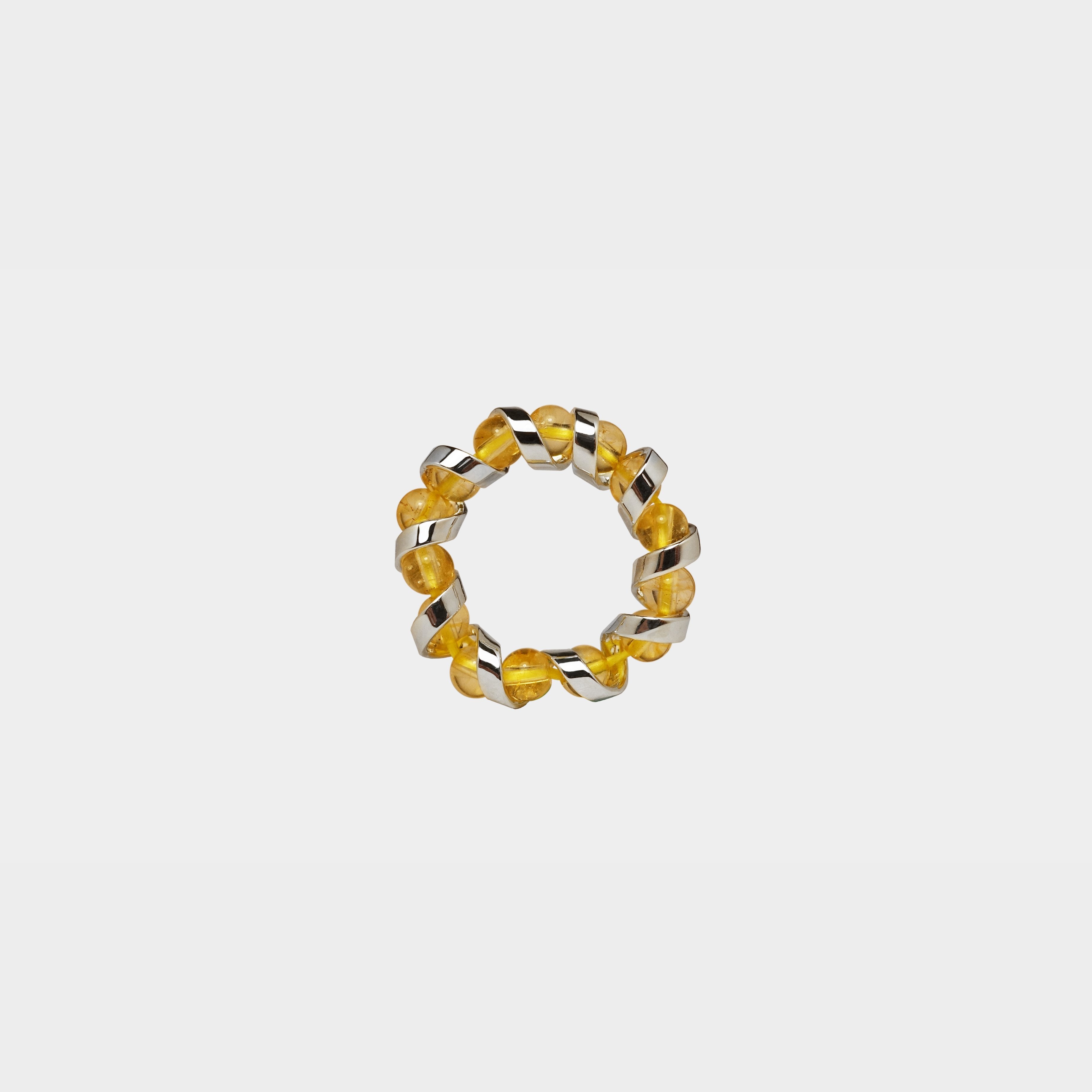 【粉彩】【四色訂製】時來運轉-緞帶珠珠戒指Time Comes Ring(4 colors)