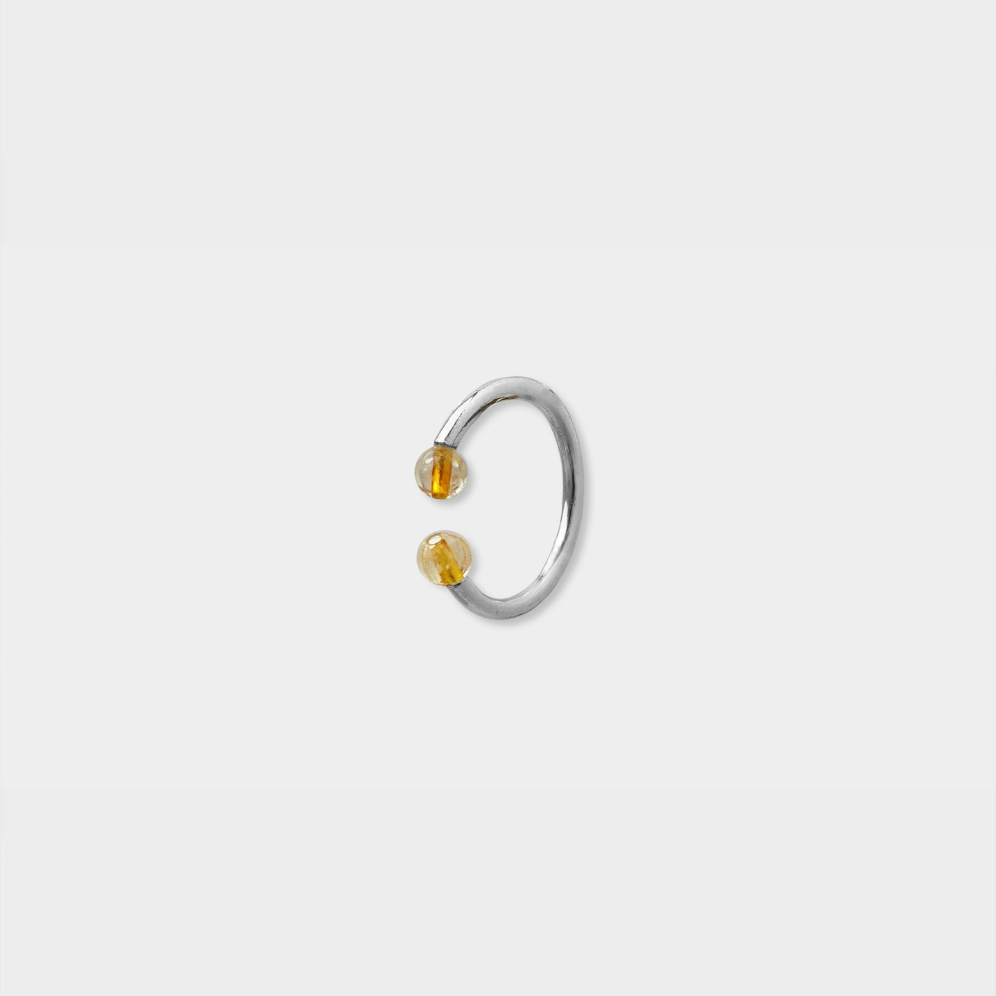 【粉彩】【四色】1%的圓滿- 圓管大耳扣（單支）1% Perfection Tube Ear Clip (L)/ One Piece Unique Earring
