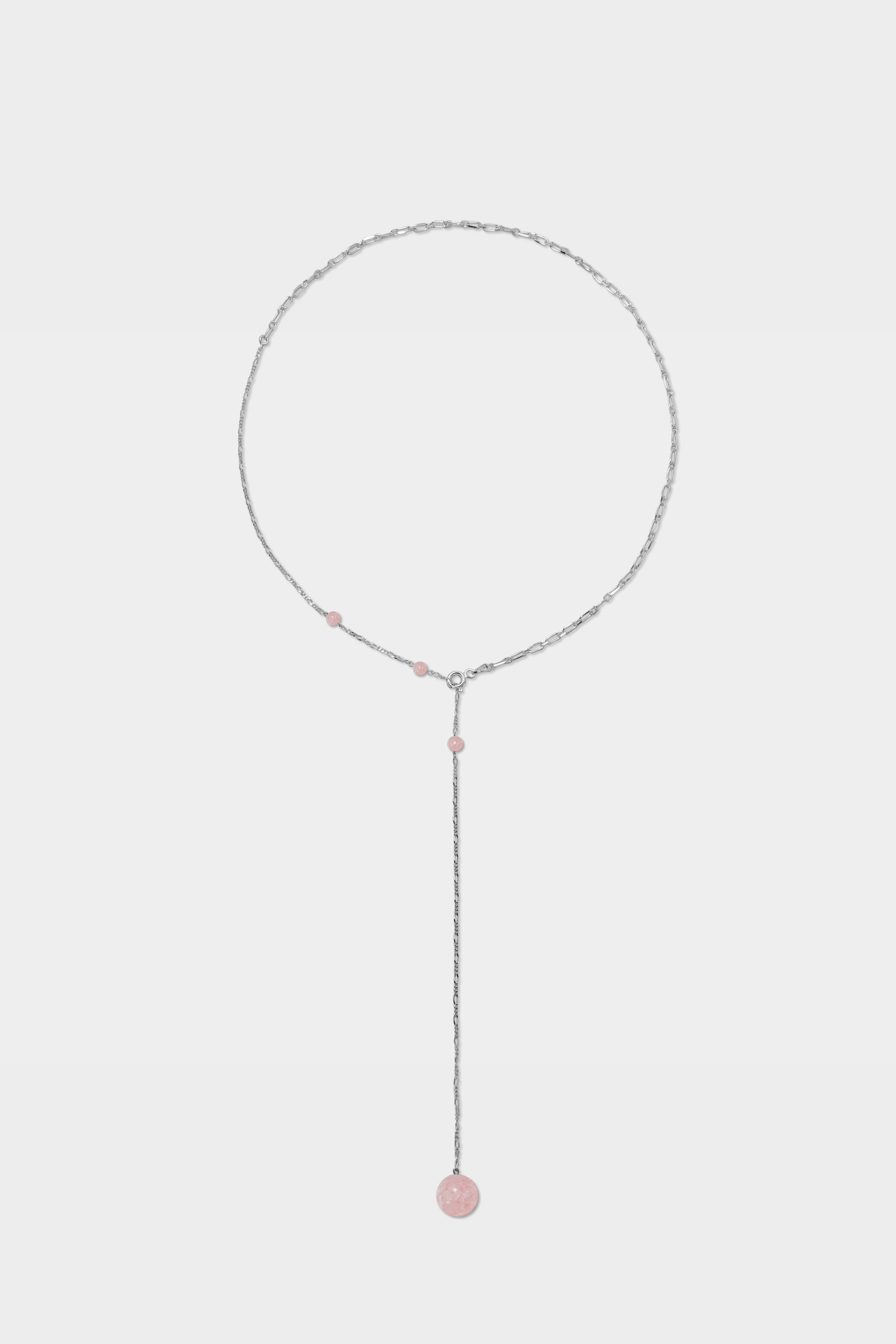 【粉彩】【四色】記憶水晶球/ 大圓珠Y字項鍊Memory Crystal Ball Necklace