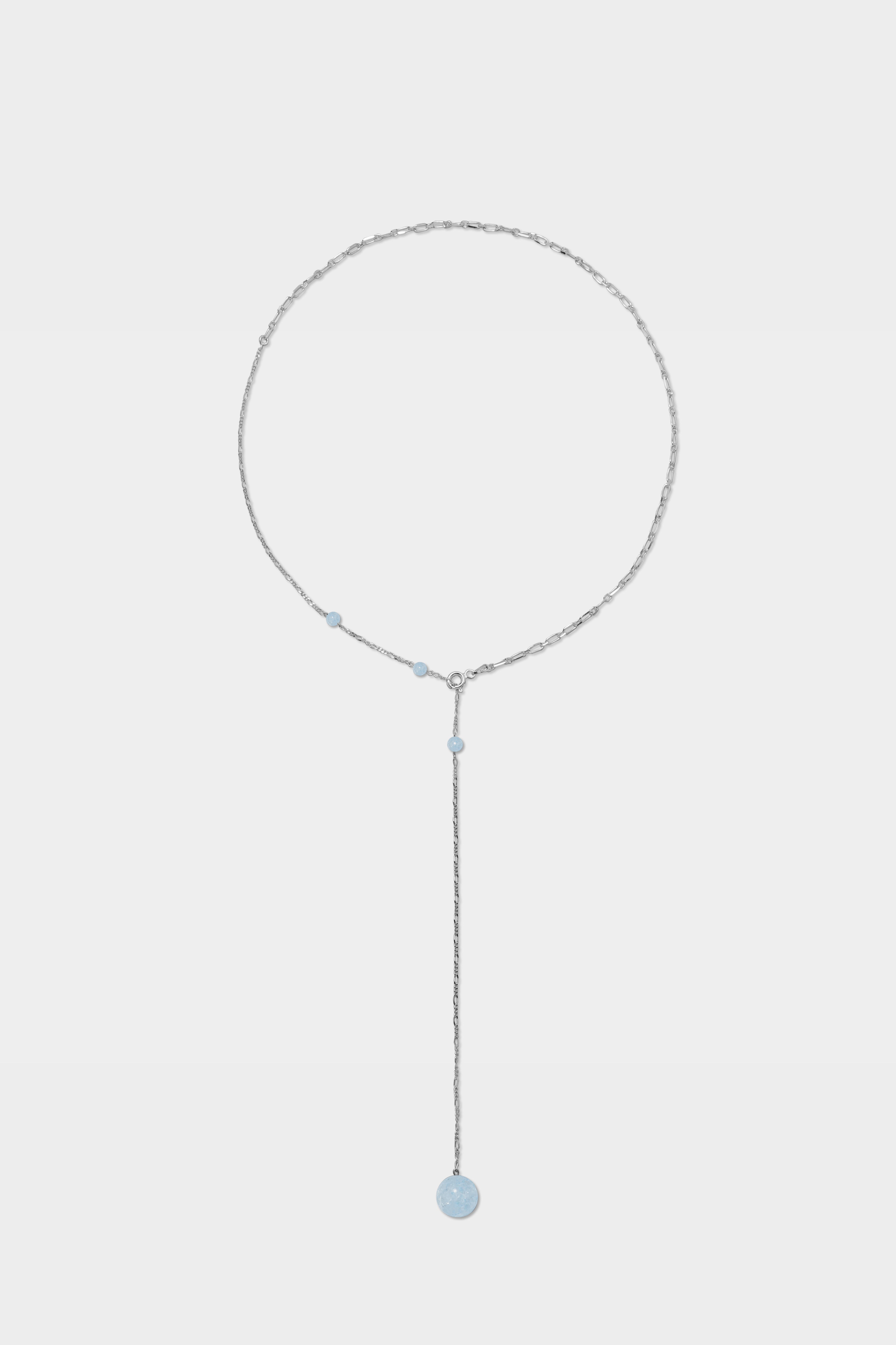 【粉彩】【四色】記憶水晶球/ 大圓珠Y字項鍊Memory Crystal Ball Necklace