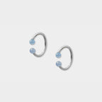 【粉彩】【四色】1%的圓滿- 圓管大耳扣（單支）1% Perfection Tube Ear Clip (L)/ One Piece Unique Earring