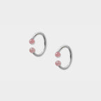 【粉彩】【四色】1%的圓滿- 圓管大耳扣（單支）1% Perfection Tube Ear Clip (L)/ One Piece Unique Earring