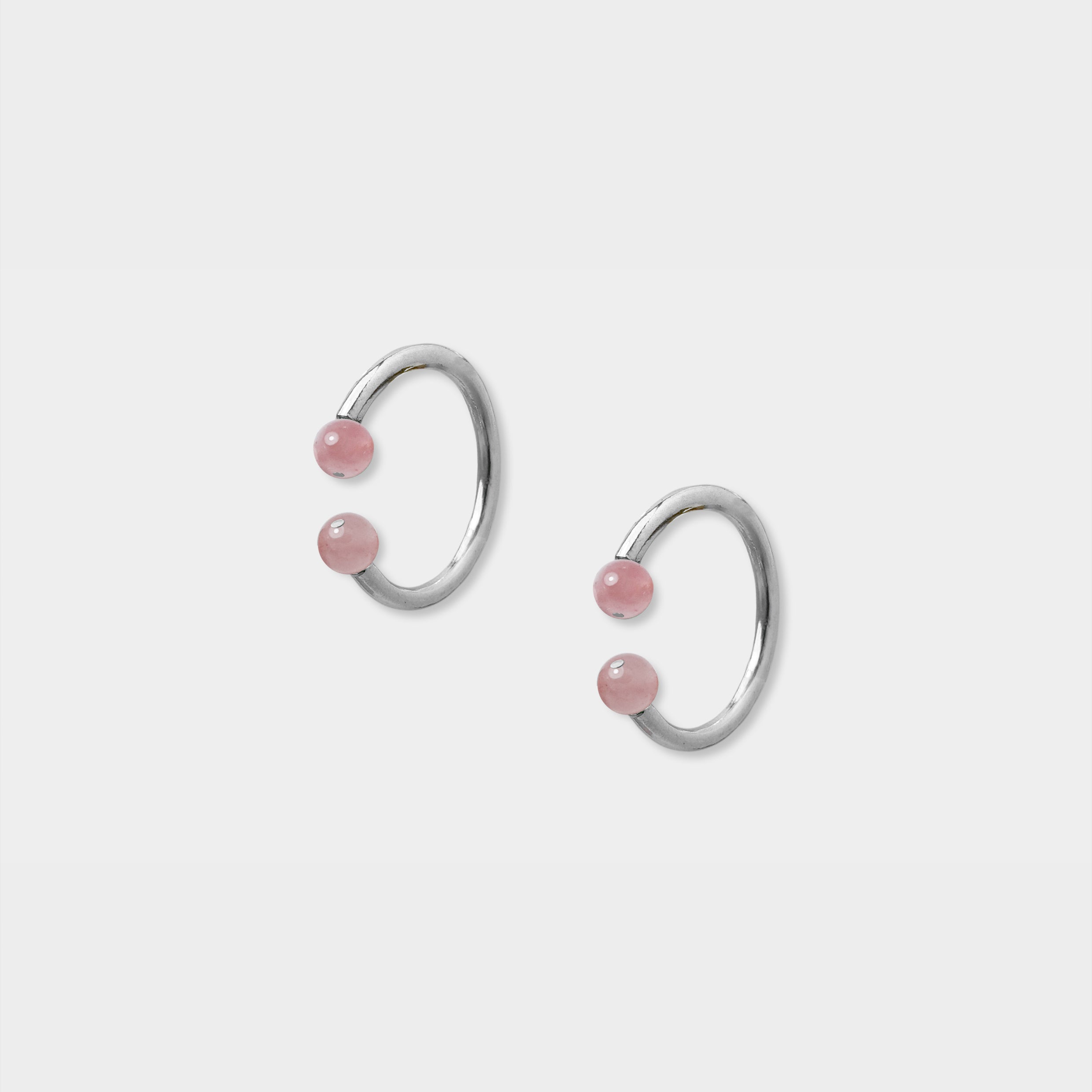 【粉彩】【四色】1%的圓滿- 圓管大耳扣（單支）1% Perfection Tube Ear Clip (L)/ One Piece Unique Earring