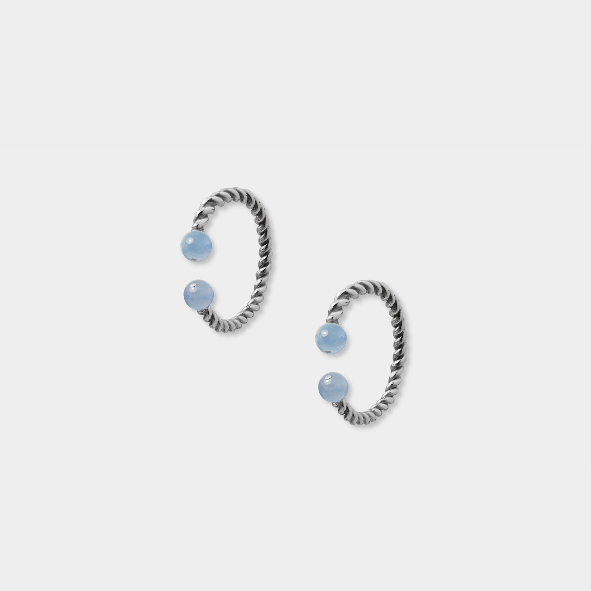 【粉彩】1%的堅強- 麻花版大耳扣（單支）/四色/1% strength 1% Strength Twist Ear Clip (L)/ One Piece Unique Earring