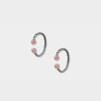 【粉彩】1%的堅強- 麻花版大耳扣（單支）/四色/1% strength 1% Strength Twist Ear Clip (L)/ One Piece Unique Earring
