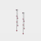 【Pastel】Confident and Radiant - Asymmetrical Beaded Drop Earrings (Pair) / Four Colors / Be confident Earring