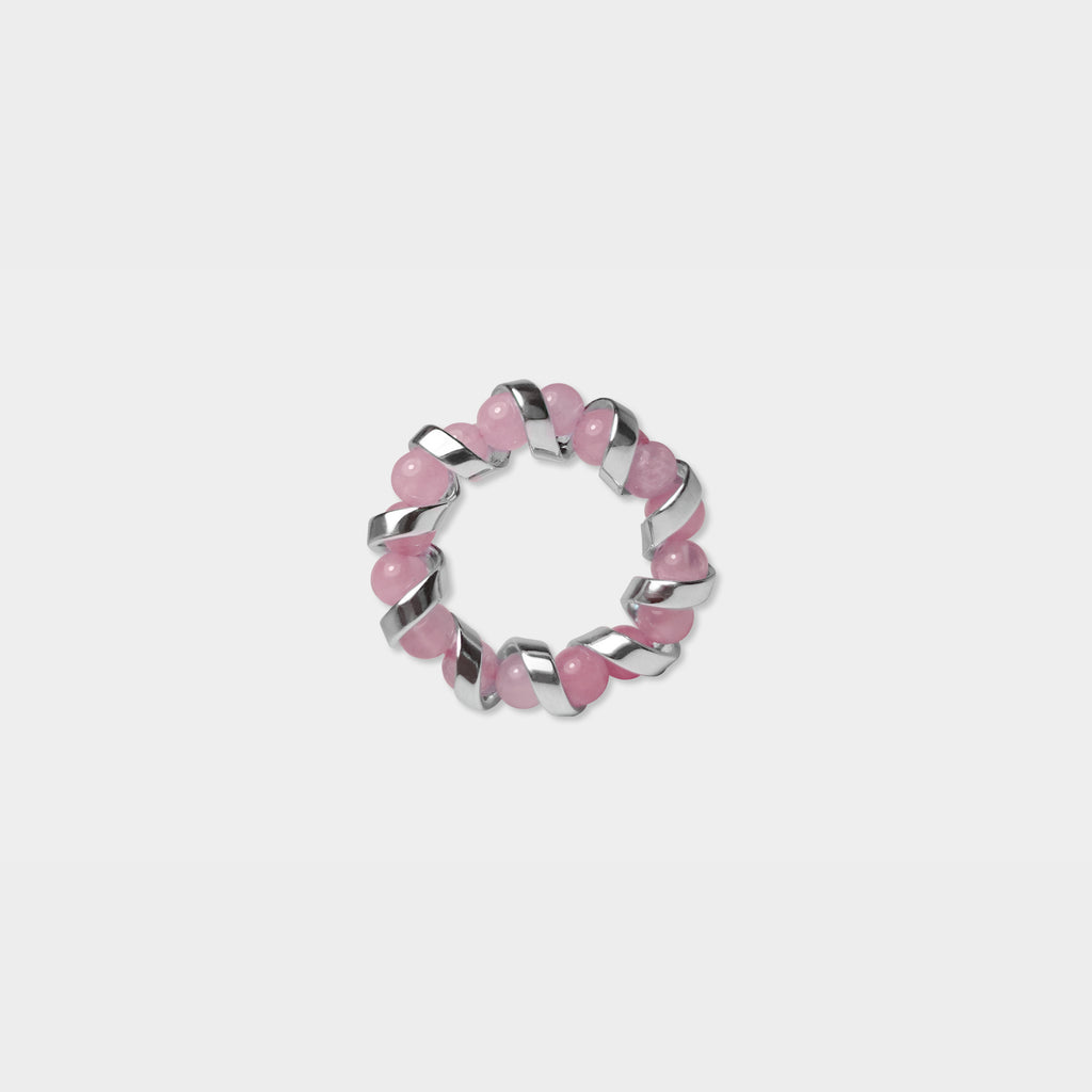 【粉彩】【四色訂製】時來運轉-緞帶珠珠戒指Time Comes Ring(4 colors)