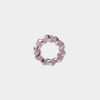 【Pastel】【Customizable in 4 Colors】Time Comes Ring (4 colors) - Satin Ribbon Beaded Ring
