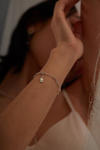 【Heart Station】Skylines 925 Silver Bracelet - Double-Layer Sterling Silver Bracelet