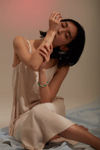 【Heart Station】Masquerade Masquerade - Asymmetrical Pearl and Gemstone Sterling Silver Earrings_Masquerade Earring_925 Silver