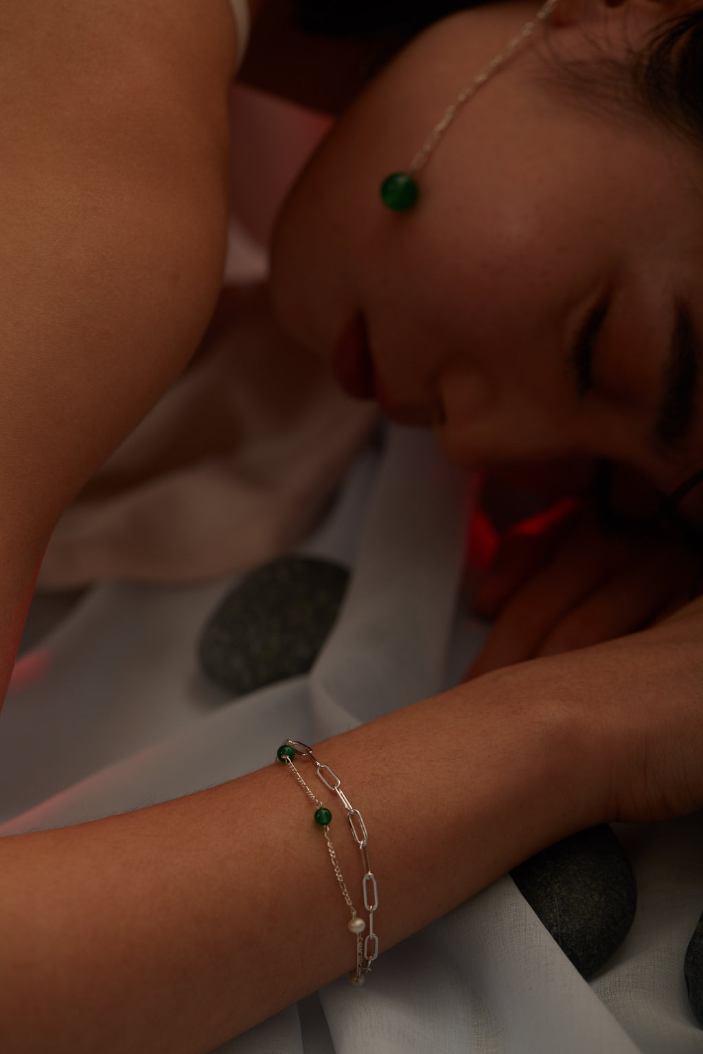 【心驛】Skylines 天際線 ＿雙層純銀手鍊＿Skylines 925 Silver Bracelet