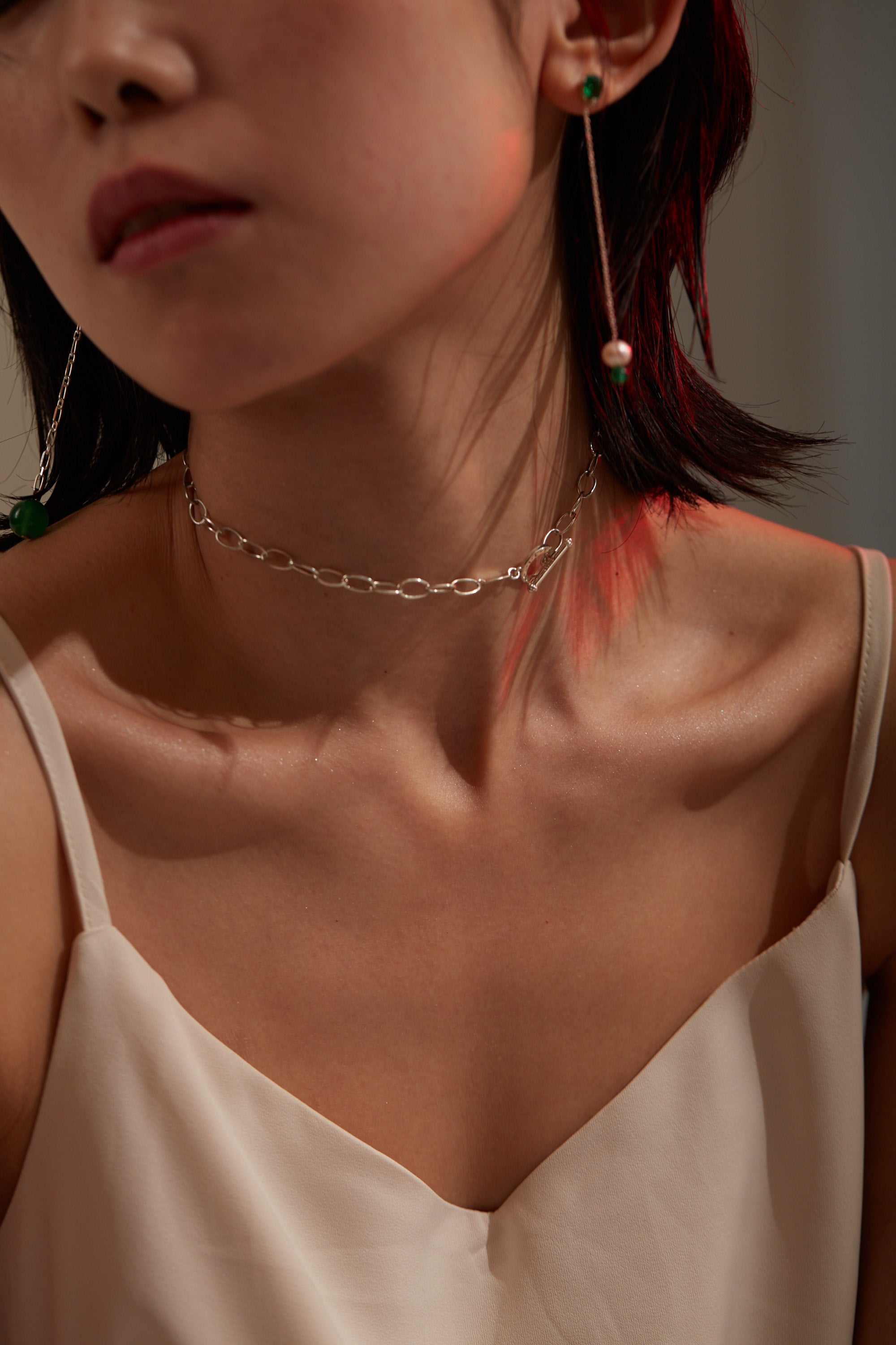 【心驛】起點＿OT釦鍊16寸純銀鍊 OT Buckle 925 Silver Necklace