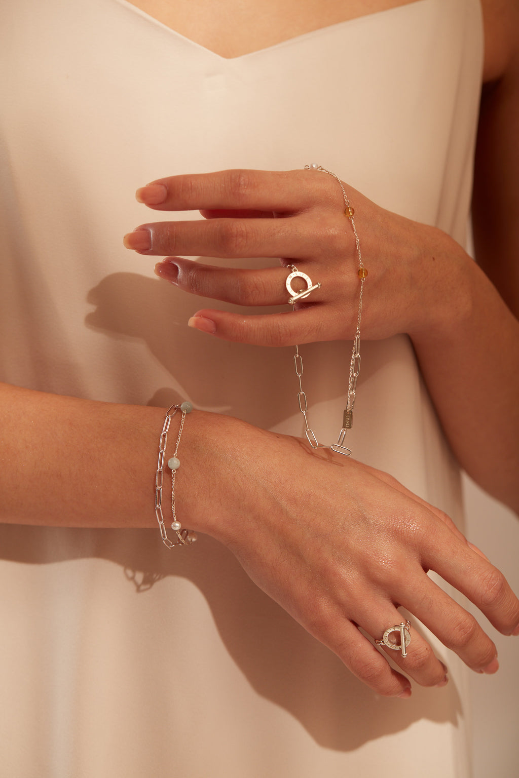 【心驛】Skylines 天際線 ＿雙層純銀手鍊＿Skylines 925 Silver Bracelet