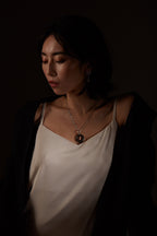 【Heart Station】Heart Station Map - 18-inch Copper Pendant Sterling Silver Necklace