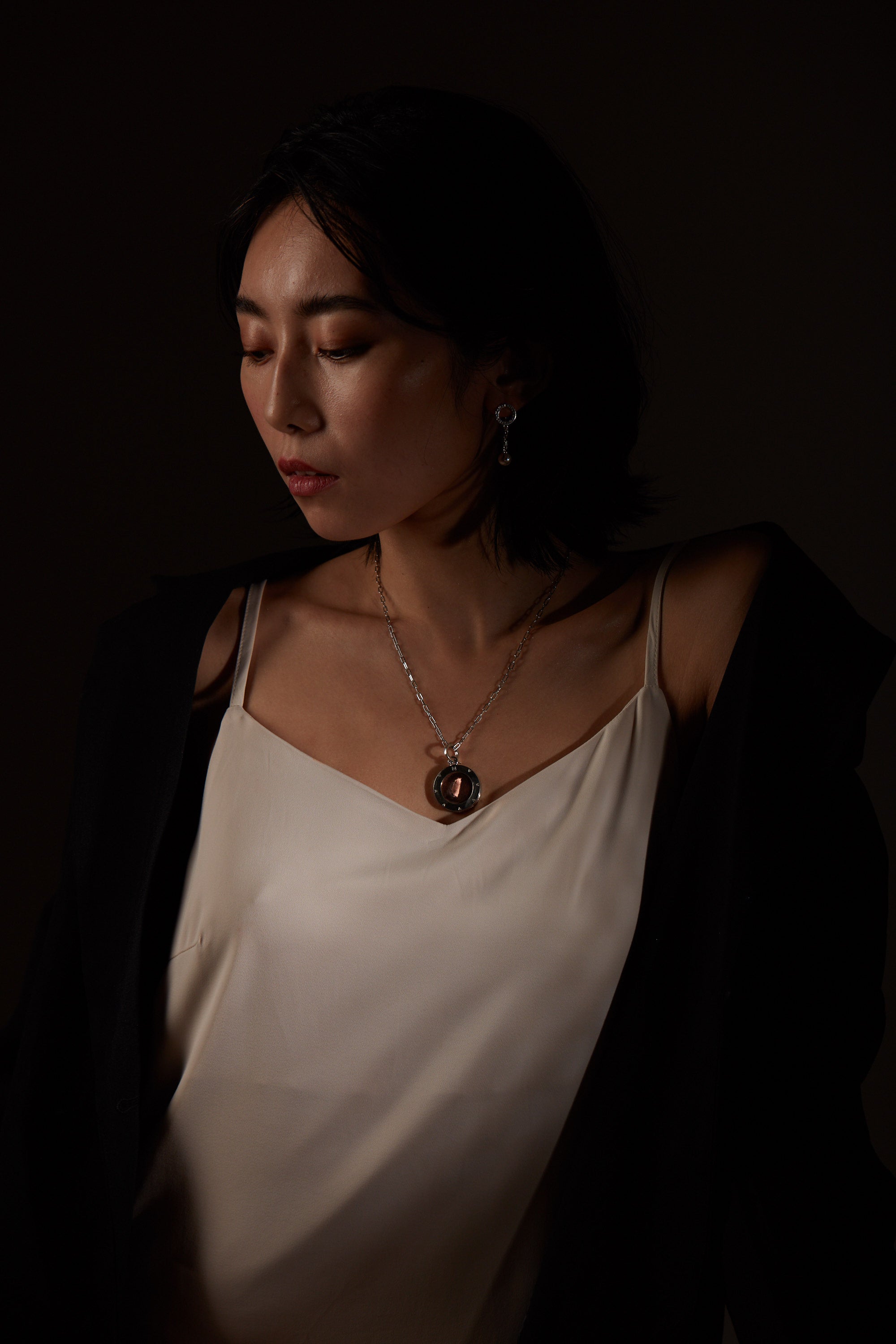 【Heart Station】Heart Station Map - 18-inch Copper Pendant Sterling Silver Necklace