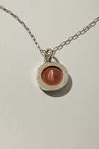 【Heart Station】Heart Station Map - 18-inch Copper Pendant Sterling Silver Necklace