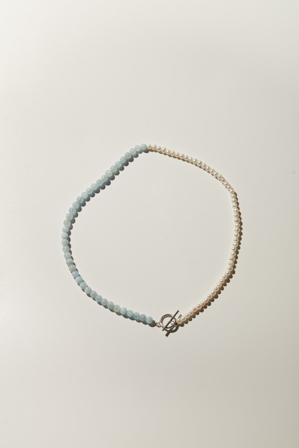 【Heart Station】Tide Pearl Gemstone Necklace/24-inch Sterling Silver Long Necklace/Bracelet (Dual-use)