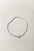 【Heart Station】Tide Pearl Gemstone Necklace/24-inch Sterling Silver Long Necklace/Bracelet (Dual-use)