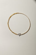 【Heart Station】Tide Pearl Gemstone Necklace/24-inch Sterling Silver Long Necklace/Bracelet (Dual-use)