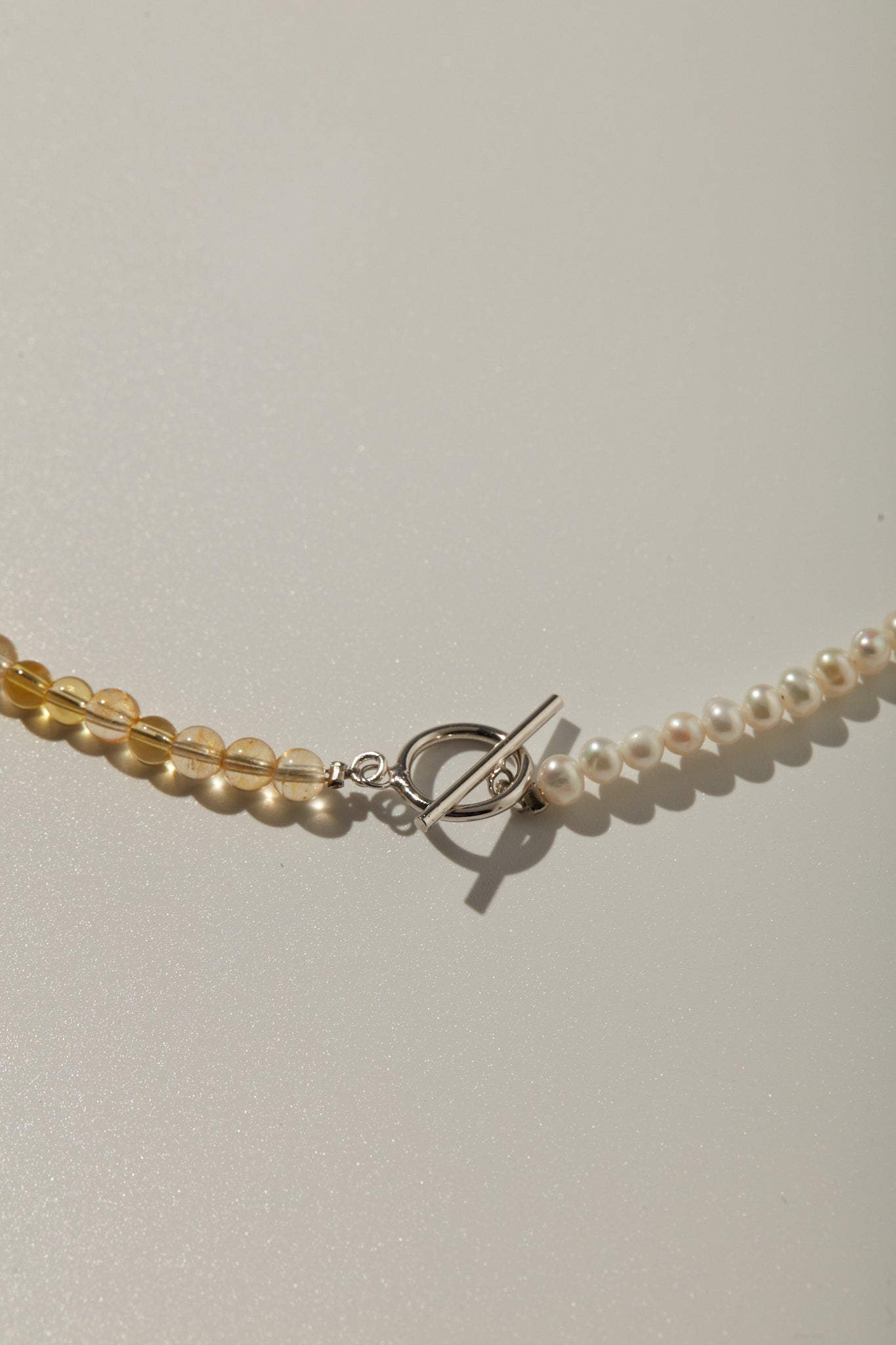 【心驛】海潮＿珍珠寶石鏈/24吋純銀長項鍊/手鍊兩用 _ Pearl Bracelet/Necklace