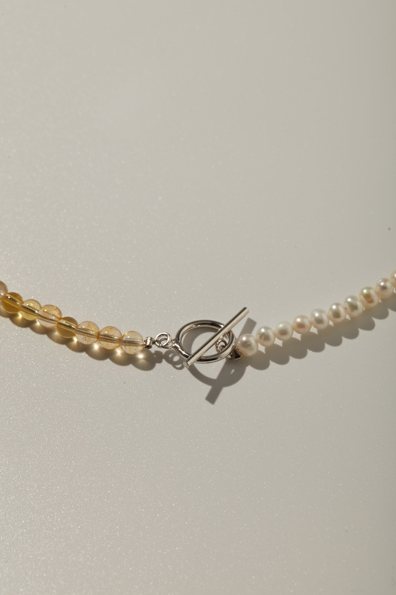 【Heart Station】Tide Pearl Gemstone Necklace/24-inch Sterling Silver Long Necklace/Bracelet (Dual-use)