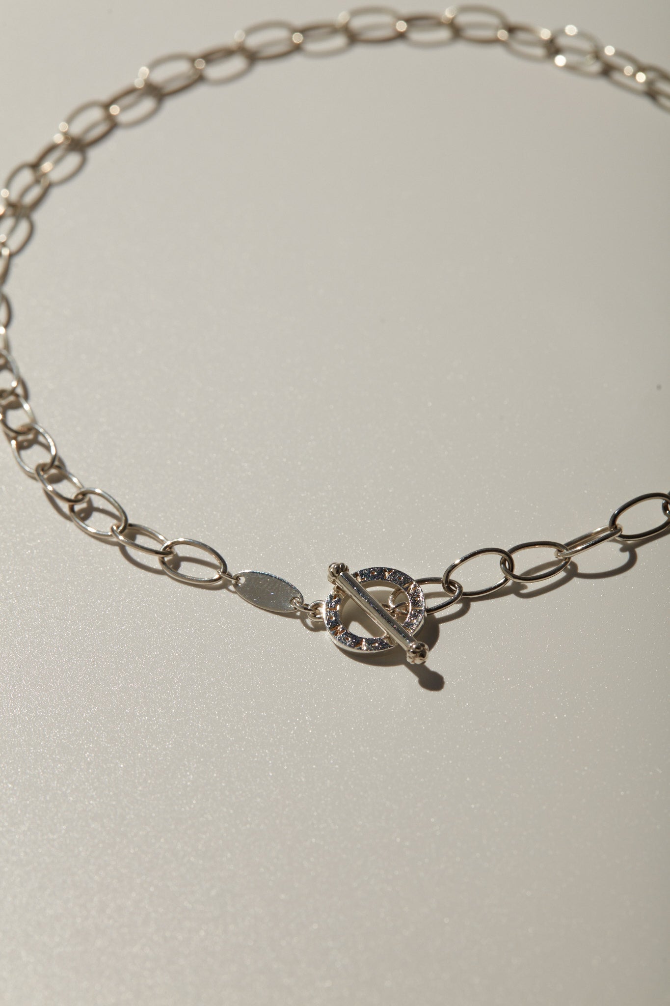 【心驛】起點＿OT釦鍊16寸純銀鍊 OT Buckle 925 Silver Necklace